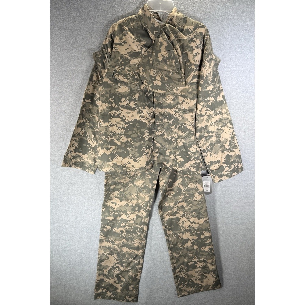 Youth Boys Trooper Military‎ Army Clothing Set Fatigues Hat Digital Camo Size 16